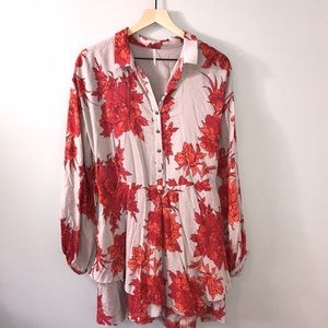 🌸 Free People Floral Tunic